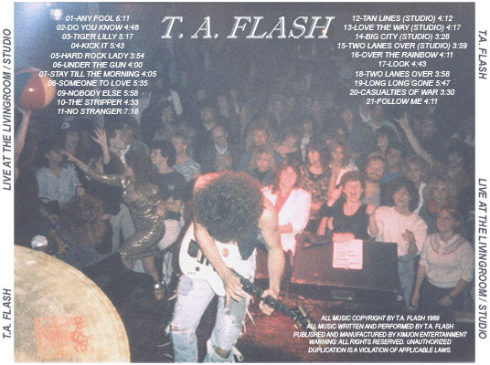T.A. FLASH CD BACK COVER